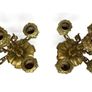 Pair of Heavy Vintage Ornate Brass Candelabras 5 Candle Holder 28cm Tall Image 3