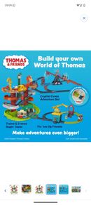 Thomas & Friends Multi-Level Track Set Trains & Cranes Super Tower
