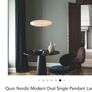 Nordic Modern Oval Pendant x 2 priced to go Image 3