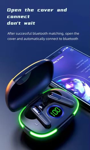 2025 PRO Bluetooth 5.1 Earbuds TWS Wireless In-Ear LED Display Noise Cancelling