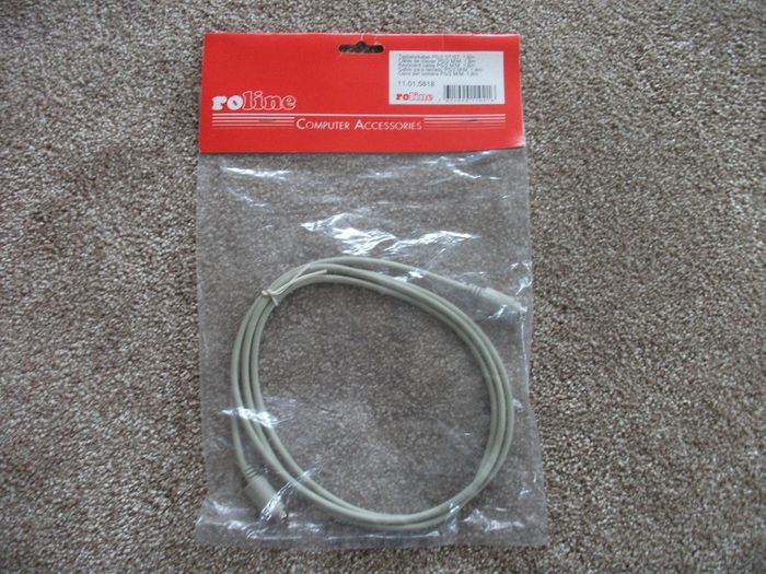 1.8m Male to Male PS/2 Cable Assembly