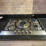 Entire kitchen Quartz work top solid wooden shaker style doors Image 7