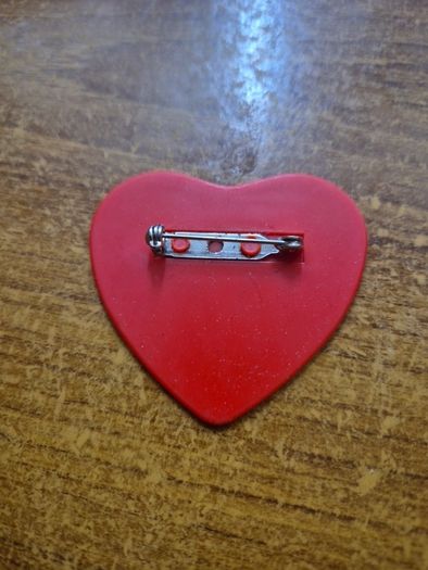 Vintage Healthcare Charity Smiling Heart Brooch