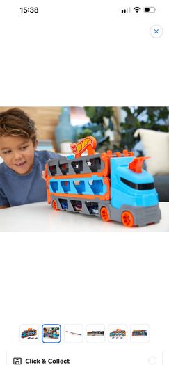 Hot Wheels City Speedway Hauler Playset