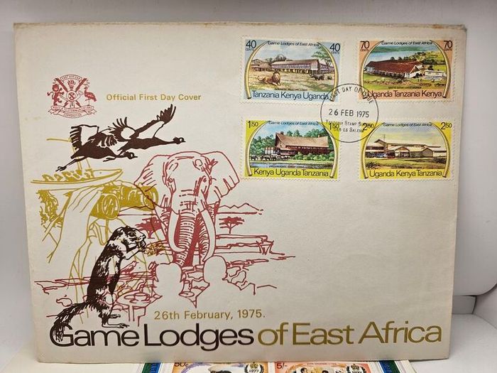 Africa First Day Covers x5 1977 1975 1973 Not Used