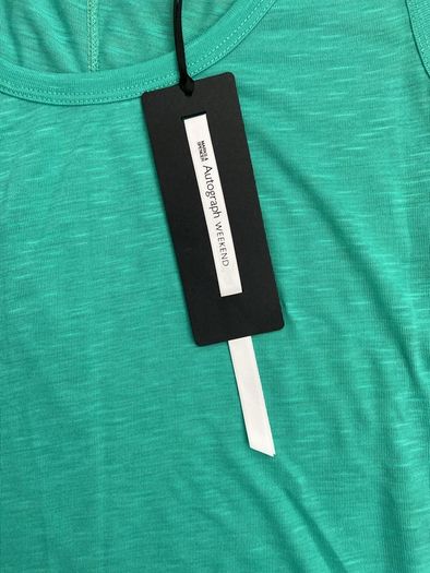 Brand New M&S Autograph Green Waterfall Top Size 10