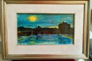 Oil pastel painting