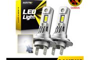 AUXITO 2Pcs Turbo LED H7 LED Headlight Bulb Mini Wireless 100W 20000LM CSP for Car Headlamp Auto Head Lamp H7 12V 6500K White