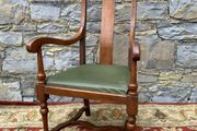 Arts and Crafts Oak Armchair.