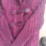 ladies aran cardigan Image 2