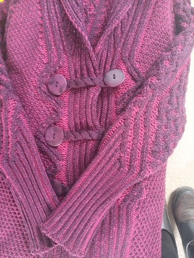 ladies aran cardigan