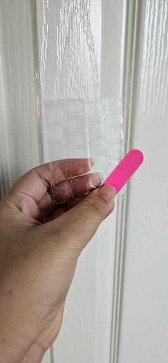 Heart, Bow, Checkered Press on Nails in Pink and White for Kids