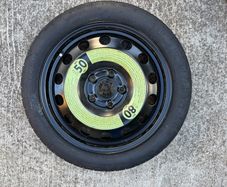 VW Golf MK7z5 spare wheel