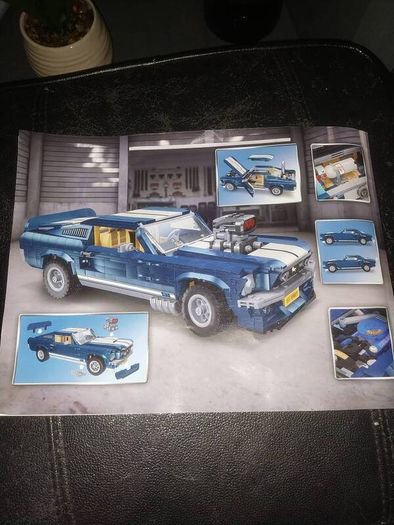 Lego Compatible American Muscle Car 1967 Ford Mustang. PLUS FREE mini sports car.