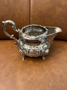 An Exceptional Victorian Irish Sterling Silver Milk Jug Dublin, 1857