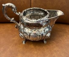 An Exceptional Victorian Irish Sterling Silver Milk Jug Dublin, 1857