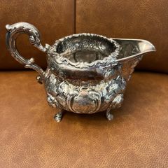 An Exceptional Victorian Irish Sterling Silver Milk Jug Dublin, 1857