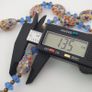 Vintage Venetian African Style Aventurine & Tire Shape Blue African Glass Beads Necklace Image 3