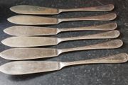 Vintage Sheffield Knives, Set of 6, EPNS A1.