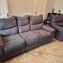 3 seater recliner and 2 reclining chairs Image 5