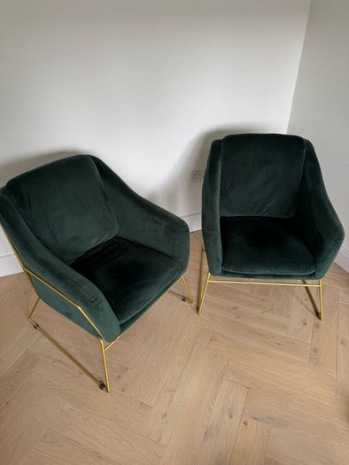 Pair of Contemporary Accent Chairs