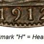 George V 1912 Copper Penny "H" Mint Mark - F to VF Condition - 3.00 Euro Each Image 3