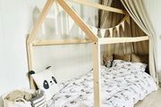 Kids Bed Frame Solid Pine Wood