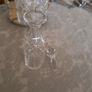 Silver & Cut Glass Condiment Set. Image 7