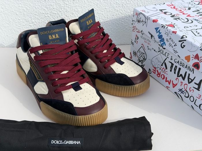 Dolce & Gabbana Miami Low Sneaker - Navy/Bordeaux