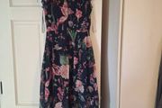 Lipsy Floral Print midi dress