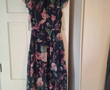 Lipsy Floral Print midi dress