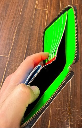 CDG Super Fluo Wallet