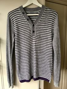 Reiss mens cashmere wool blend jumper size S