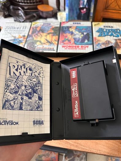 Sega Master System console and games Sonic