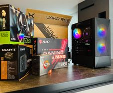 Pc Gaming Ryzen 5, Rtx 5050, 16gb Ddr4