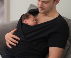 Seraphine Black Mens Skin To Skin Top