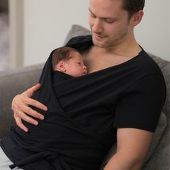 Seraphine Black Mens Skin To Skin Top