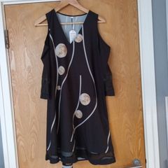 Made With Love  Cold Shoulder Dress..  S.L- 14..    B.N.W.T
