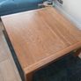 Solid oak coffee table Image 3