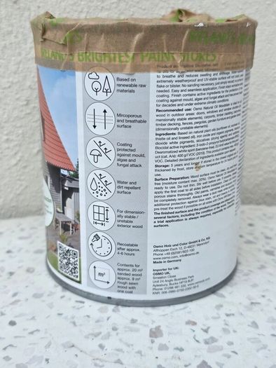 Paint - Ralston, Farrow & Ball, Osmo & Ronseal - New & Part Used
