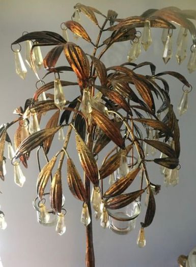 Gold leaf candleholder