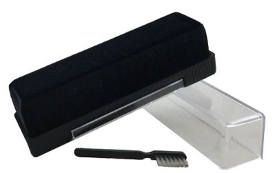 Vinyl Record Antistatic Velvet Cleaning Pad (+ Stylus Brush) Spin Care Brand - Wet & Dry Cleaning