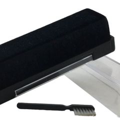 Vinyl Record Anti-static Velvet Cleaning Pad (+ Stylus Brush)- Wet & Dry Cleaning - FREE POSTAGE!