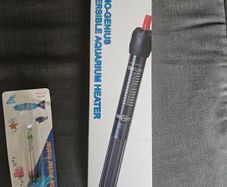 Aquarium heater + thermometer