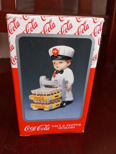 Vintage Coca cola Salt and Pepper Shakers