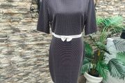 Paper Dolls navy white polkadot Mini dress size 16 Postage included
