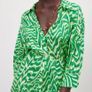 Zara Printed Shirt Dress Image 2
