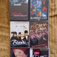 Blondie Dvd + Cd Bundle Collection Live New Wave Post Punk Pop Debbie Harry