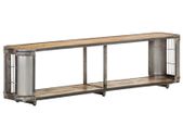TV Cabinet 150x30x40 cm Solid Mango Wood