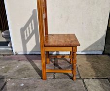 Solid wooden chair
